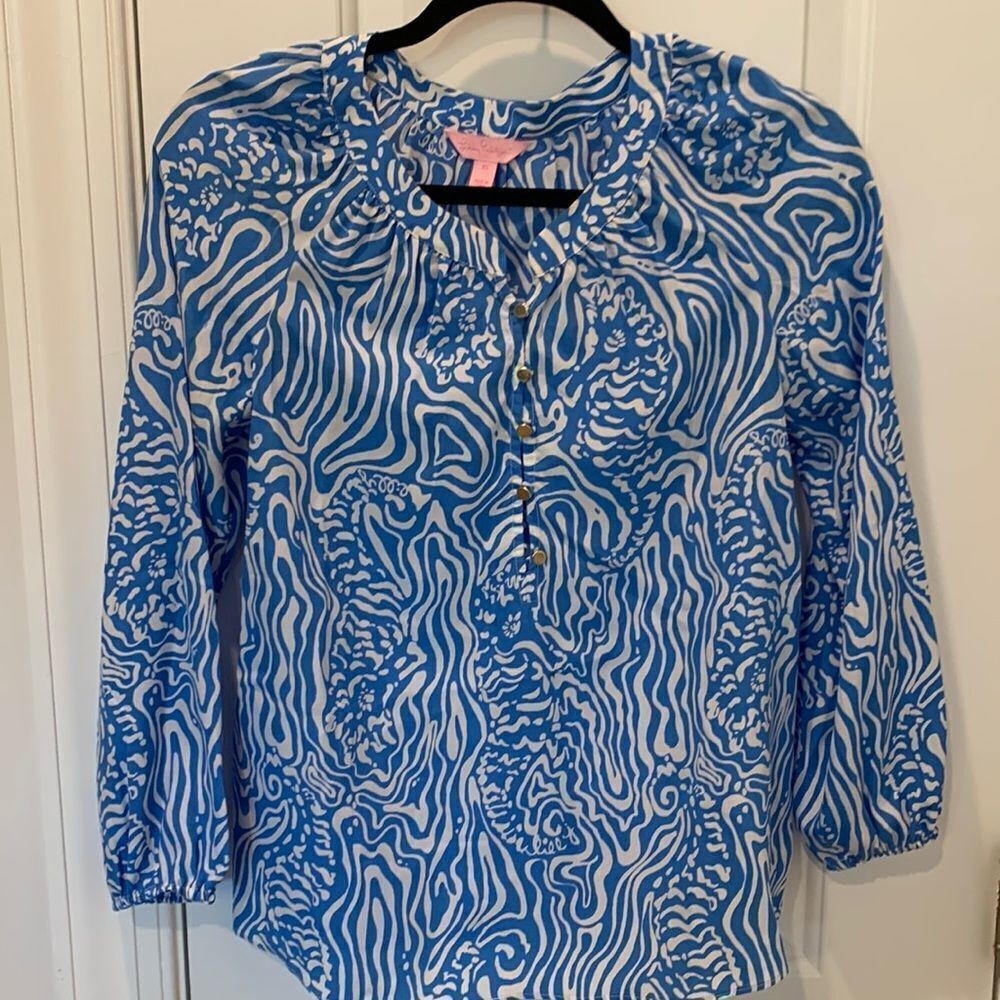 Lilly Pulitzer silk top